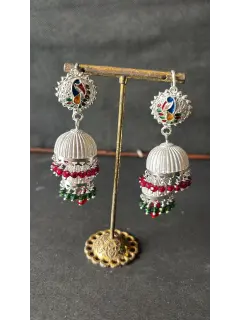 Kharbuja style Double Jhumki
