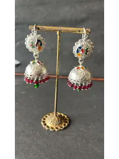 Jhumki in Colourful Meena