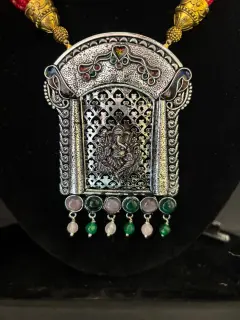 925 Silver Pendant with Lord Ganesha