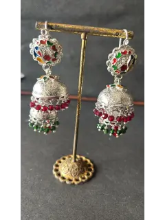 Double Manjit with Peacock