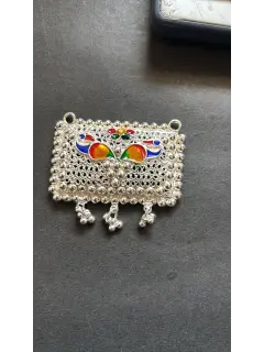 925 Meena work Square Mangalsutra