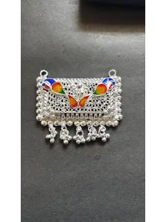 925 Square Pandant with Antique Colours Combination 