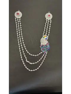 Matar Mala with Peacock Design