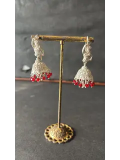 Jhumki in Rajasthani look